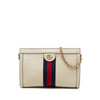 Gucci Small Calfskin Web Ophidia Chain Crossbody Secondhand