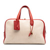 Hermès Toile and Clemence Victoria 43 Secondhand