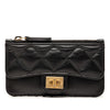 Chanel Quilted Aged Calfskin Reissue 2.55 Flap Card Holder Secondhand