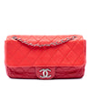 Chanel Medium Bicolor Lambskin and Calfskin CC Chain Flap Secondhand