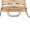 Chanel CC Metallic Quilted Calfskin Top Handle Bag Secondhand