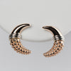 Vintage 14k Pink Gold Moons Earrings Secondhand