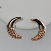 Vintage 14k Pink Gold Moons Earrings Secondhand