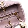 Dior Medium Pearlescent Lambskin Cannage Lady Dior Secondhand