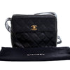 Chanel CC Quilted Caviar Turnlock Crossbody Secondhand