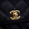 Chanel CC Quilted Caviar Turnlock Crossbody Secondhand