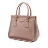 Prada Saffiano Lucido Top Handle Frame Tote Secondhand