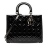 Dior Large Patent Cannage Lady Dior Secondhand