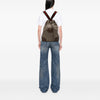 Gucci GG Supreme Web Neo Vintage Drawstring Bucket Bag Secondhand