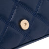 Saint Laurent Quilted Diamond Lambskin Becky Wallet on Chain Secondhand
