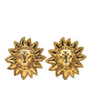 Secondhand Chanel Gold Plated Lion Motif Clip On Earrings