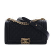 Chanel Old Medium Quilted Caviar Boy Flap Secondhand