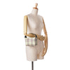 Burberry Mini House Check Coated Canvas Handbag Secondhand