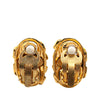Secondhand Chanel Gold Plated CC Clip On Earrings