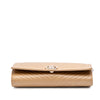 Chanel Chevron Calfskin Boy Wallet On Chain Secondhand