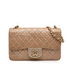 Chanel Small Quilted Iridescent Lambskin Pearl CC Crystal Flap Secondhand