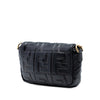 Fendi Mini Zucca Embossed Leather Baguette Satchel Secondhand