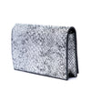 Saint Laurent Python Embossed Metallic Leather Classic Monogram Kate Tassel Wallet on Chain Secondhand