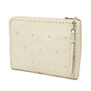 Miu Miu Faux Pearl Studded Leather Clutch Secondhand