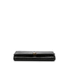 Saint Laurent Croc Embossed Patent Cassandre Wallet On Chain Secondhand