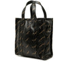Balenciaga Calfskin Allover Logo Bazar Shopper Satchel XS Secondhand