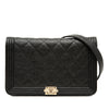 Chanel Quilted Caviar Boy Wallet on Chain Secondhand