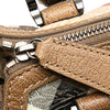 Burberry Embossed Supernova Check Coated Canvas Satchel Secondhand