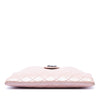 Chanel Quilted Glazed Calfskin Coco Pleats Clutch Secondhand