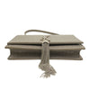 Saint Laurent Small Croc Embossed Leather Monogram Kate Tassel Crossbody Secondhand