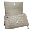 Saint Laurent Small Croc Embossed Leather Monogram Kate Tassel Crossbody Secondhand