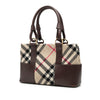 Secondhand Burberry Supernova Check Wool Tote