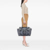 Chanel CC Striped Canvas Shopper Tote Secondhand