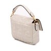 Secondhand Fendi Mini Zucca Embossed Leather Baguette Satchel