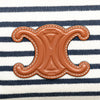 Celine Striped Canvas Triomphe Chain Crossbody Secondhand