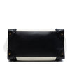 Celine Mini Bicolor Canvas and Leather Luggage Tote Secondhand