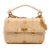 Valentino Large Raffia Roman Stud Satchel Secondhand