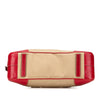 Prada Cinghiale Trimmed Canvas Canapa Bauletto Bag Secondhand