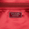 Prada Cinghiale Trimmed Canvas Canapa Bauletto Bag Secondhand