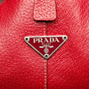 Prada Cinghiale Trimmed Canvas Canapa Bauletto Bag Secondhand