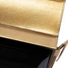 Saint Laurent Small Metallic Grain de Poudre Monogram Kate Box Chain Crossbody Secondhand