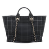 Chanel Medium Canvas Stitched Deauville Tote Secondhand