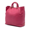 Prada Vitello Daino Canapa Logo Open Convertible Tote Secondhand