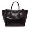 Prada Glace Calf Twin Pocket Double Handle Satchel Secondhand