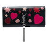 Saint Laurent Medium Leather Monogram Kate Heart Star Patchwork Clutch Secondhand