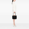 Prada Vitello Trimmed Tessuto Tote Secondhand