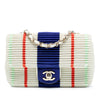 Chanel Mini Rectangular Classic Pleated Perforated Lambskin Single Flap Secondhand