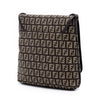 Fendi Zucchino Canvas Flap Crossbody Secondhand
