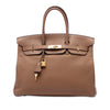 Hermès Clemence Birkin Retourne 35 Secondhand