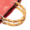 Gucci Medium Calfskin Bamboo Shopper Satchel Secondhand