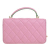 Chanel CC Quilted Lambskin Top Handle Phone Holder with Chain Secondhand